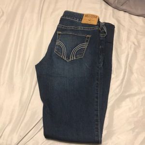 Dark denim hollister jeans